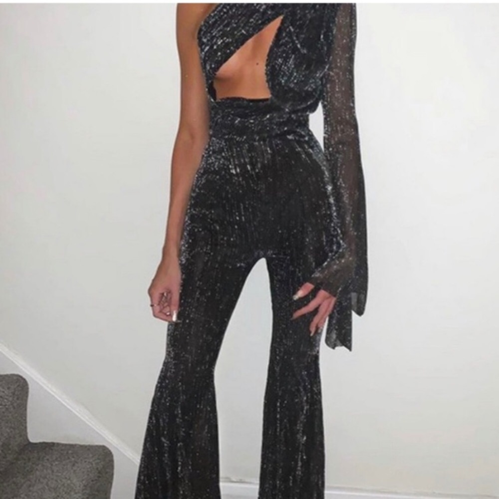 House of CB Glittery Yerina Jumpsuit